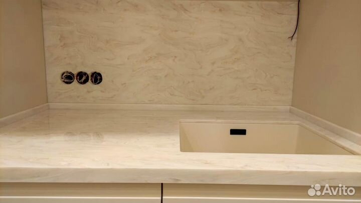 Раковина для ванной/кухни из искусственного камня