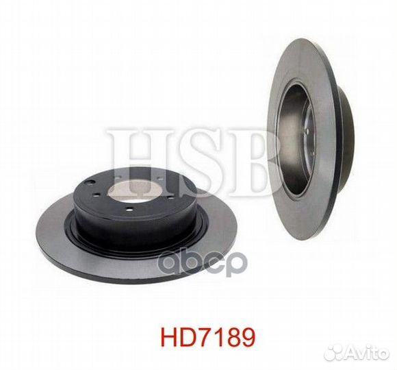 Диск тормозной задний citro C4 1.6HDi/1.8HDi 12