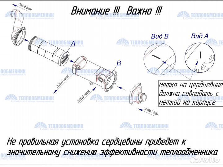 Элемент охлаждающий ямз 7601-1013650-03