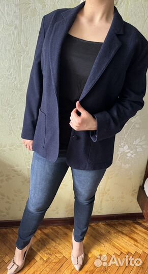 Винтажный пиджак Luhta из шерсти