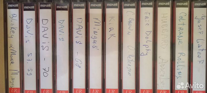 Аудиокассеты maxell ur90 с записями