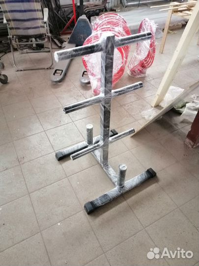 Стойка для грифов d 50мм и блинов d 50мм