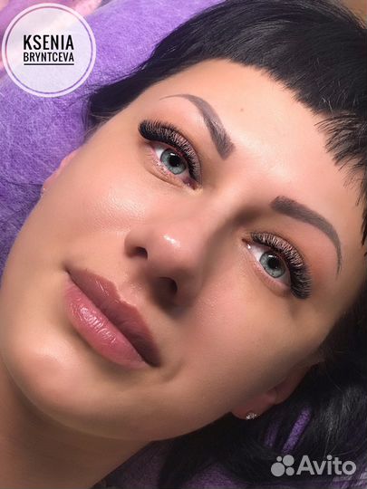 Наращивание ресниц и Моделирование бровей