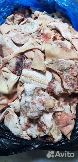 Корм для собак, обрезь свиная и говяжья