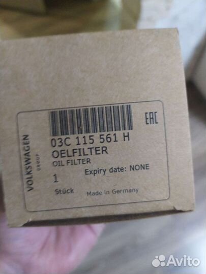 Фильтр масляный VAG 03C115561H
