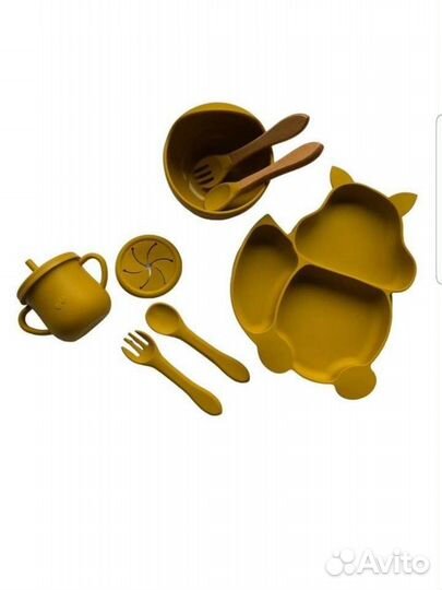 Набор силиконовой посуды новый