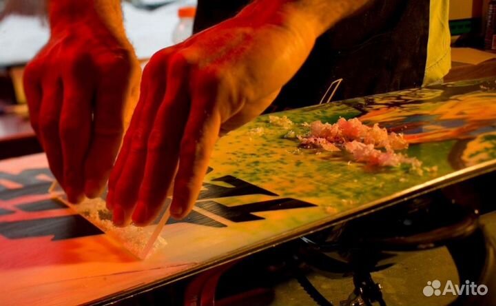 Сервис сноубордов и креплений(парафин, заточка)