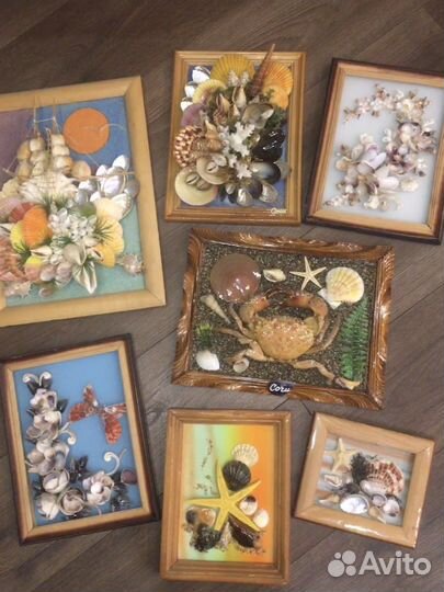 Картины из ракушек