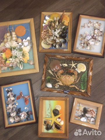 Картины из ракушек
