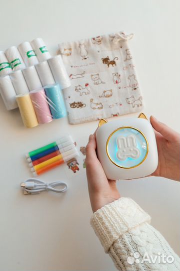 Портативный мини принтер для телефона