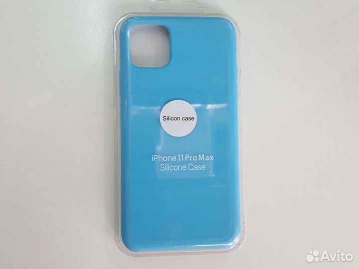 Чехол на iPhone 11 pro max Голубой