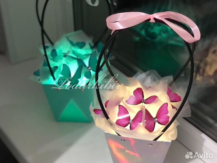 Светящаяся сумочка с бабочками