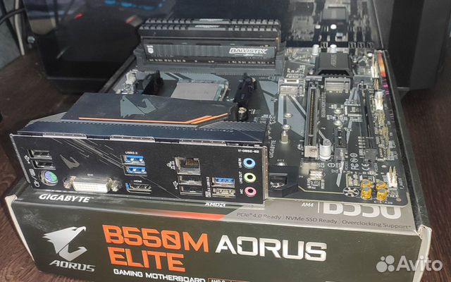 Игровой комплект B550m aorus/Ryzen 7 5800X