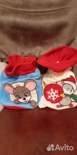 Мешок для новогоднего подарка. Игрушка