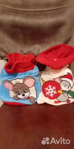 Мешок для новогоднего подарка. Игрушка