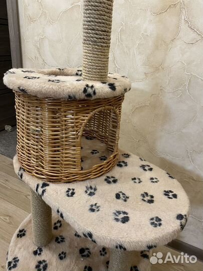 Домик для кота с когтеточкой