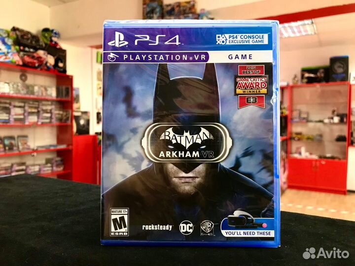 Диск PS4 Batman Arkham VR (Новый)