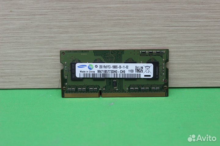 DDR3 2Gb 1333MHz samsung M471B5773DH0-CH9