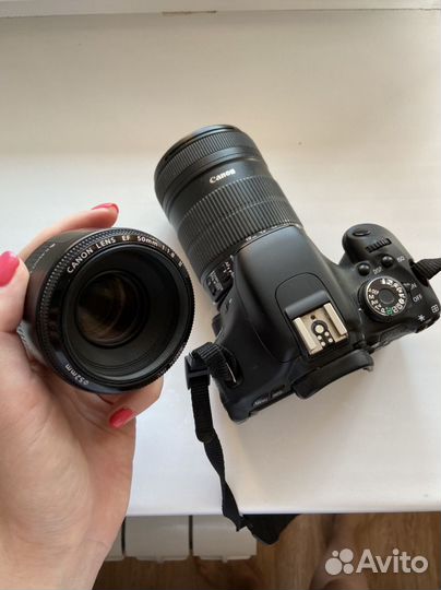 Canon eos 600d kit 18-135, canon ef 50mm 1,8