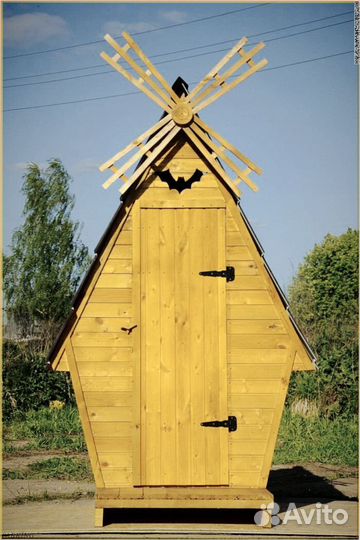 Дачный туалет с дельфином WVG