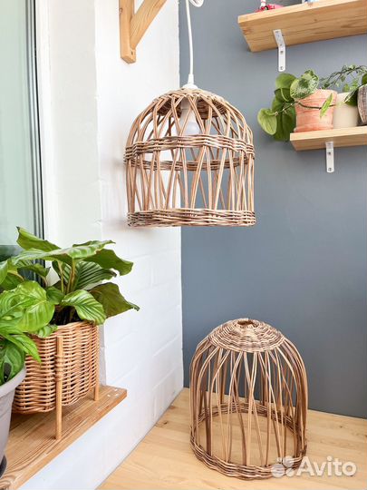 Плетенный абажур(светильник)