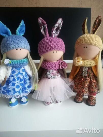 Текстильная кукла Тильда