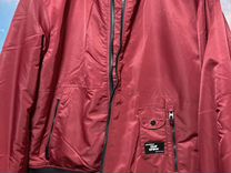 Бордовая куртка бомбер 54-58 размер