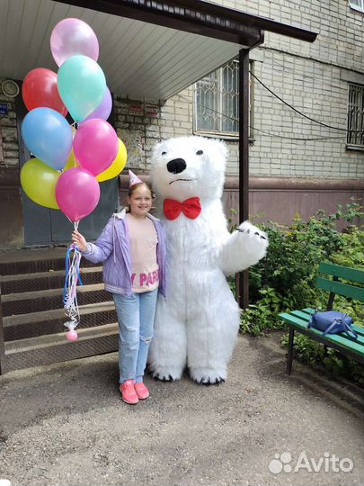 Ростовые куклы, Белый Мишка, Аниматор Пенза