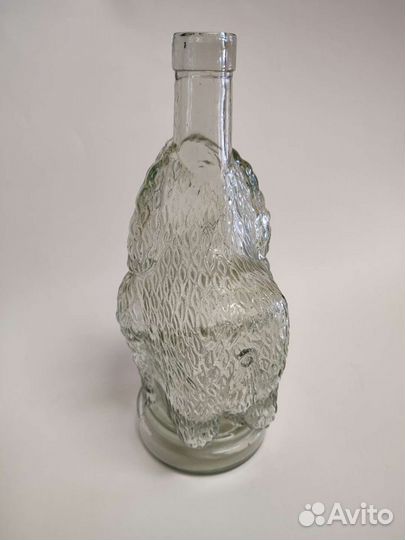 Бутылка Пудель стекло 19 век