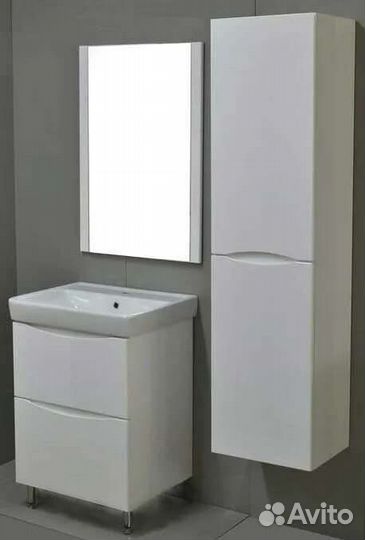 Краска Тумба для ванной 60 см с умывальником