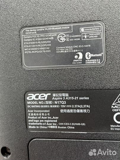 Acer aspire 3 a315-21