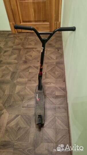 Самокат трюковой с лыжами