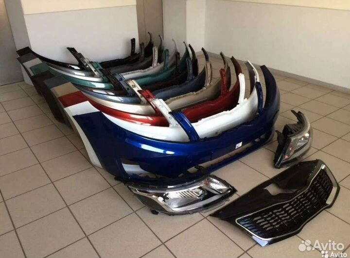 Бампер передний Kia Rio 3 2010-2015 все цвета