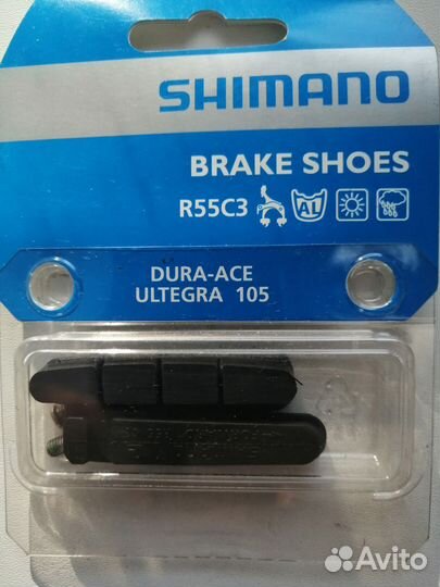 Тормозные колодки вкладыш Shimano, шоссейн., R55C3