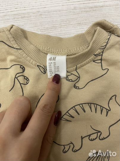 Лонгслив,свитшот hm 92