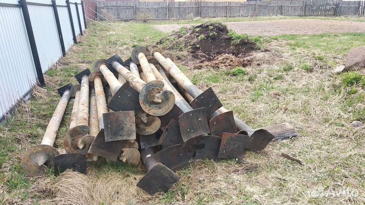 Винтовые сваи L- 2500mm D-108mm