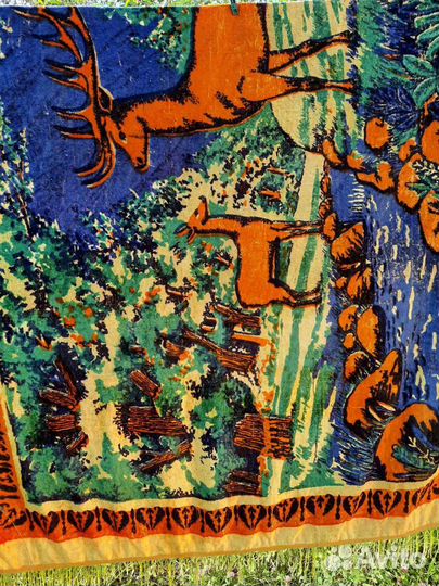 Ковер с оленями СССР