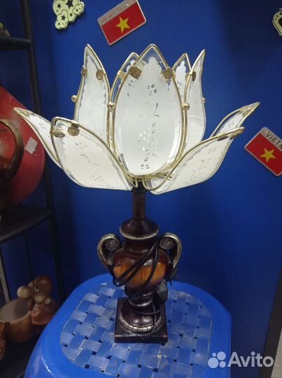 Лампа. Винтаж. Эмаль