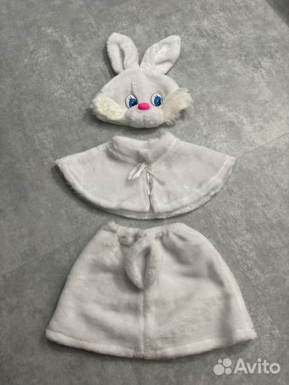Костюм зайки для девочки 104 размер
