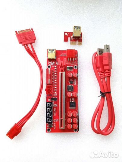 Райзер с дисплеем V014-PRO с датчиком температуры