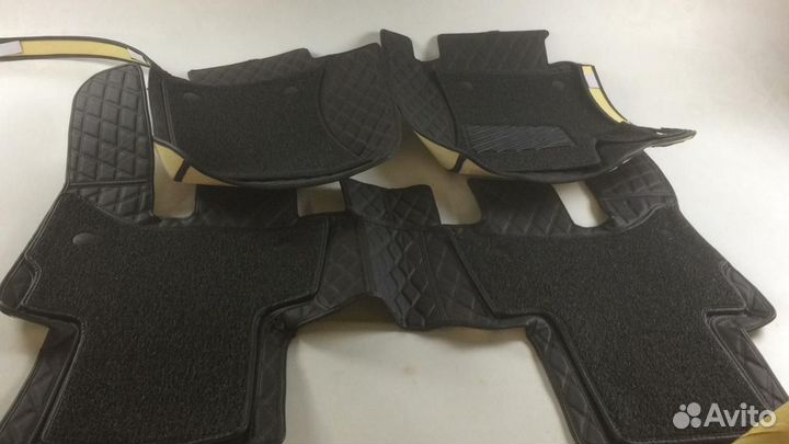 3D Коврики KIA Салон Багажник из Экокожи