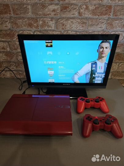 Sony playstation 3 super slim 500gb прошитая+43игр