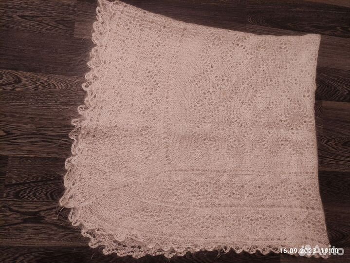 Пуховый платок паутинка новый