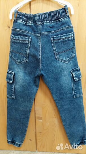 Джинсы утепленные для мальчика 134 140