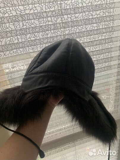 Шапка ушанка женская