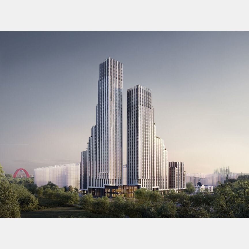 2-к. квартира, 84,8 м², 15/43 эт.