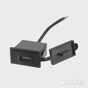 Розетка USB встраиваемая в авто 12V / 24V