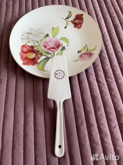 Тарелка для торта, тортница с лопаткой