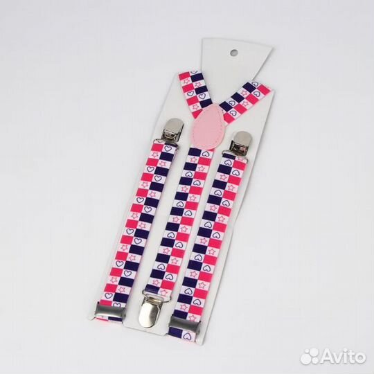 Подтяжки взрослые, ширина - 2,5 см