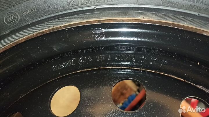 Запасное колесо R16 et45 6,5j 5x114.3